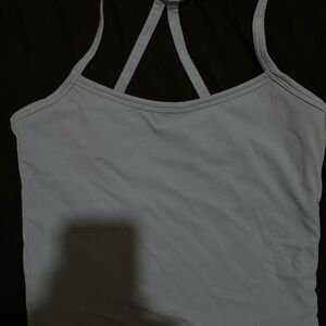 Light blue workout  Tank Top